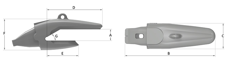 ProClaws Wheel loader adapter TL Duo View_72