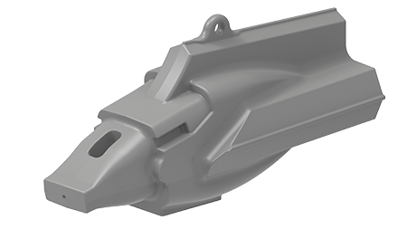 Cast corner adapter